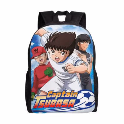 Retro Inspired Graphic Artwork Captain Tsubasa Backpack