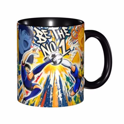 Retro Inspired Graphic Artwork Captain Tsubasa Mug