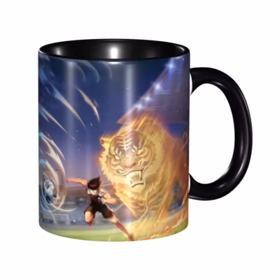 Collectible Classic Graphic Print Captain Tsubasa Mug