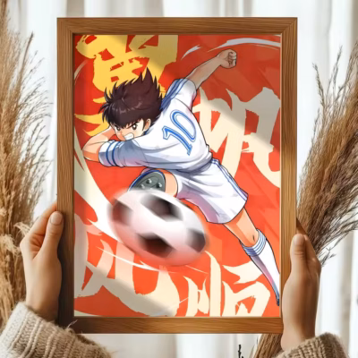 Modern Graphic Print Collection Captain Tsubasa Wall Art