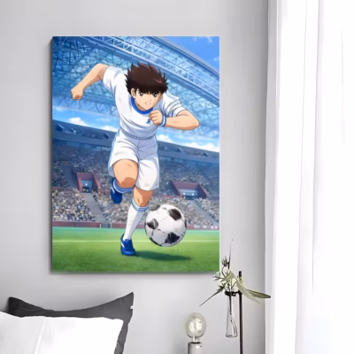 Classic Timeless Tribute Series Captain Tsubasa Wall Art