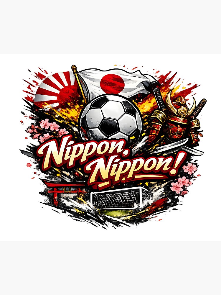 Japan Football 2026 Throw Pillow - Image 2