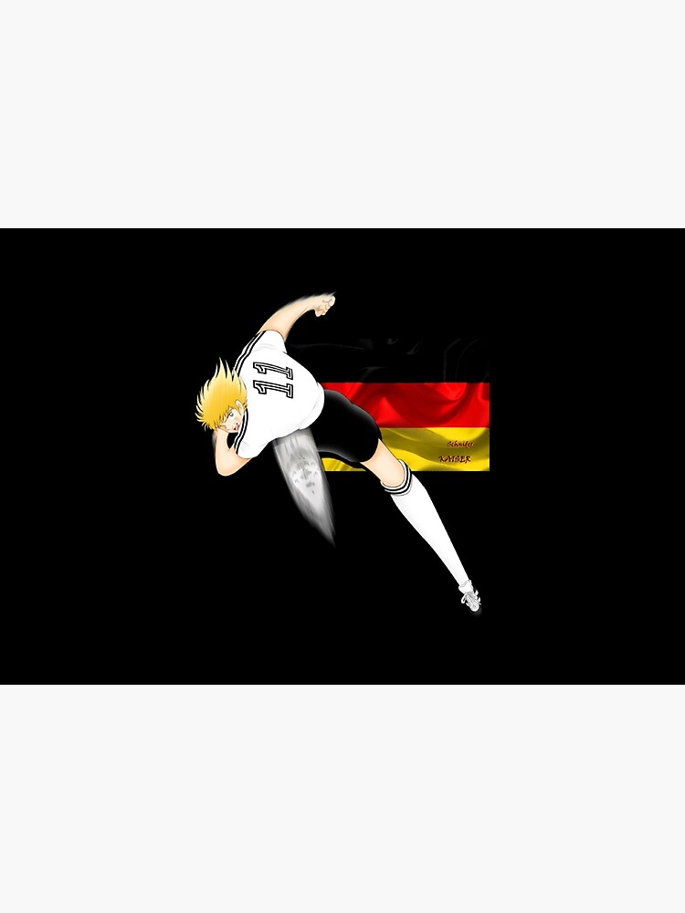 Captain Tsubasa Karl Heinz Scnhider Throw Pillow - Image 2