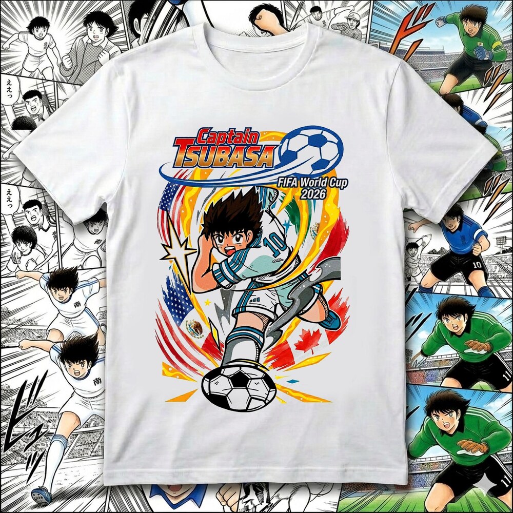 Captain Tsubasa Fifa 2026 Soccer T-shirt