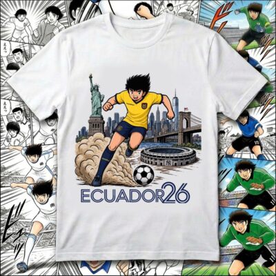 Captain Tsubasa Ecuador 2026 Soccer T-shirt