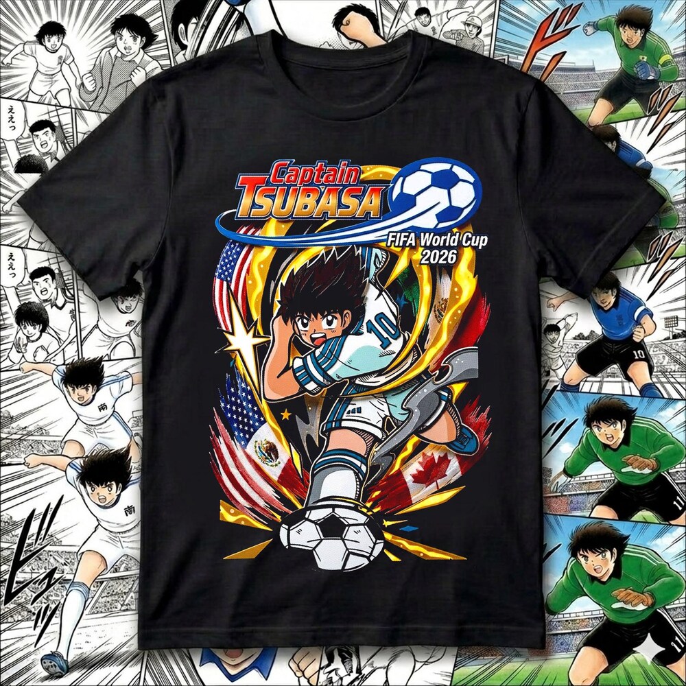 Captain Tsubasa Fifa 2026 Soccer T-shirt - Image 2