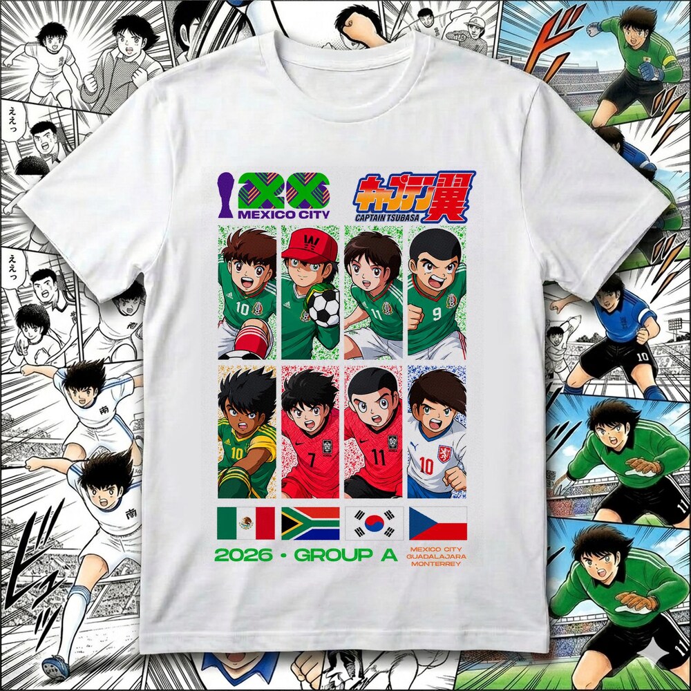 Captain Tsubasa Mexico 2026 T-shirt - Image 2