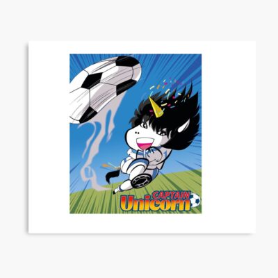 Captain Unicorn Football Poster