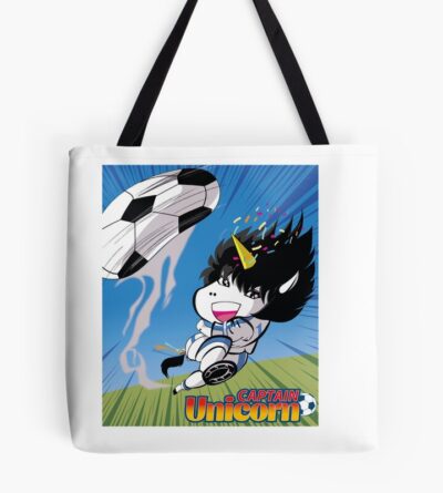 Captain Unicorn Football Tote Bag