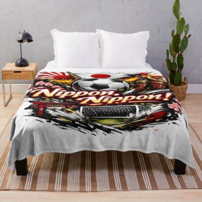 T Shirt Japan Football 2026 Throw Blanket