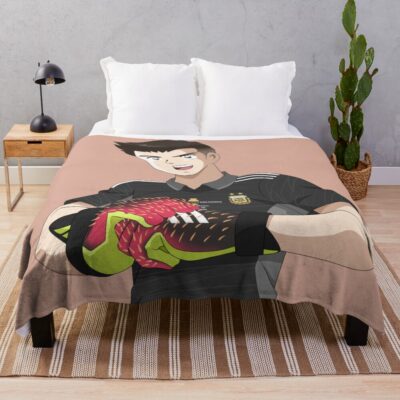 Dibu Martinez Throw Blanket