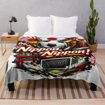 Japan Football 2026 Throw Blanket