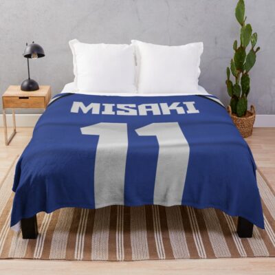 Taro Misaki Captain Tsubasa Throw Blanket