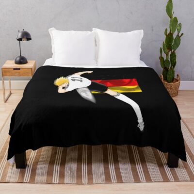 Captain Tsubasa Karl Heinz Scnhider Throw Blanket