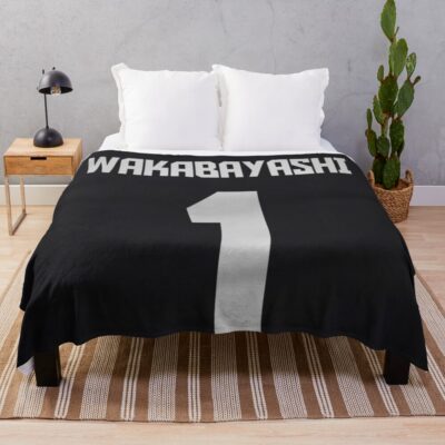 Genzo Wakabayashi Captain Tsubasa Throw Blanket