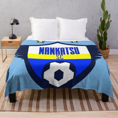 Captain Tsubasa Kid S Dream Nankatsu Throw Blanket
