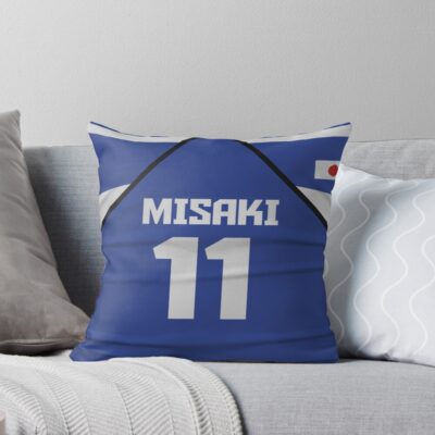 Taro Misaki Captain Tsubasa Throw Pillow