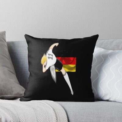 Captain Tsubasa Karl Heinz Scnhider Throw Pillow