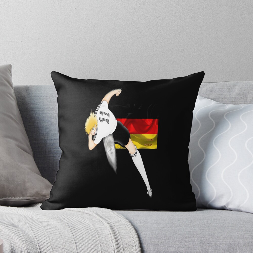 Captain Tsubasa Karl Heinz Scnhider Throw Pillow