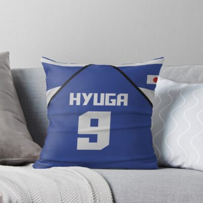 Kojiro Hyuga Throw Pillow